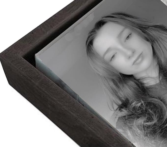 Combiframe doe-het-zelf houten (halve) baklijst zwart 75 cm