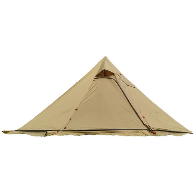 Tentvloermat Piramidetent Waterdichte grondmat Picknickmat Waterdichte strandmat bruin