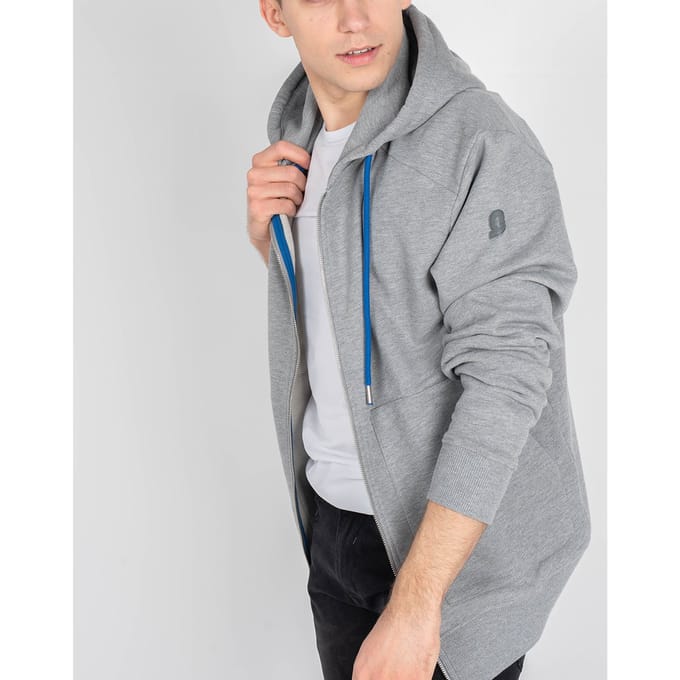 Invicta blouse Zip-Hoodie Mannen Grijs Grijs