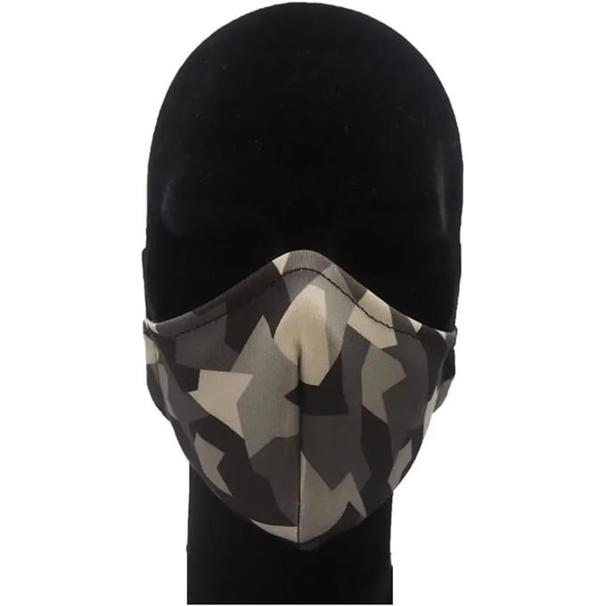 Gezichtsmasker MATT Geometric Camo Black
