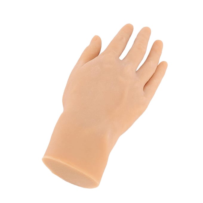 Realistisch Siliconen Mannelijk Handmodel Zacht Flexibel Herbruikbaar Mannelijk Mannequin Handmodel voor Showen right hand