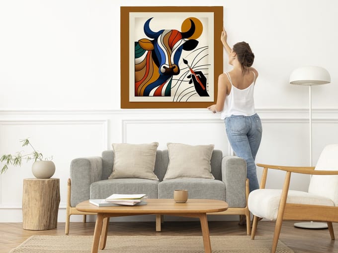 Kunstprint | Wanddecoratie | Canvas | 100 × 100 cm