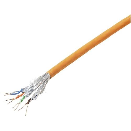TRU COMPONENTS Netwerkkabel CAT 6A S/FTP 4 x 2 x 0.24 mm² Oranje 305 m