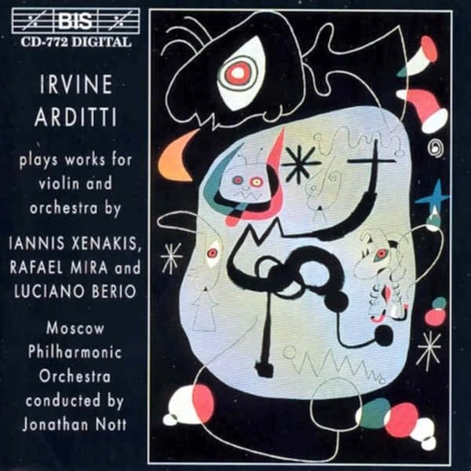 Itvien Arditti , Moscow Philharmonic Orchestra, Jonathan Nott - Plays Works For Violin And Orchestra (CD)