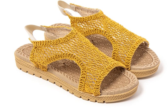 BRASILERAS Sandalen damen-mosterd -40