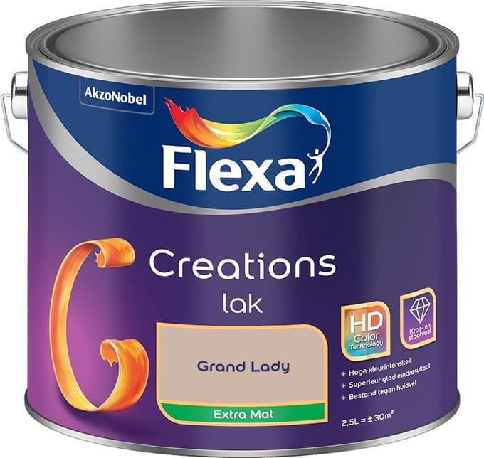Flexa - Creations Lak Extra Mat - Grand Lady - Mengverf - 2,5 L