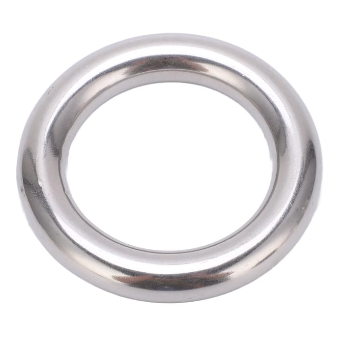Joint torique soudé en acier inoxydable pour hamacs et sacs de plongée, 10 x 50 mm 10*40mm gray