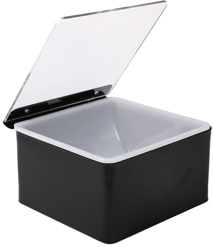 Ingredientenbak 15x15cm Kunststof Zwart per stuk