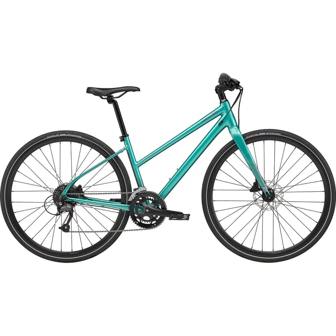 Vrouwelijke allroundfiets Cannondale Quick 3 Remixte Shimano Altus 9v