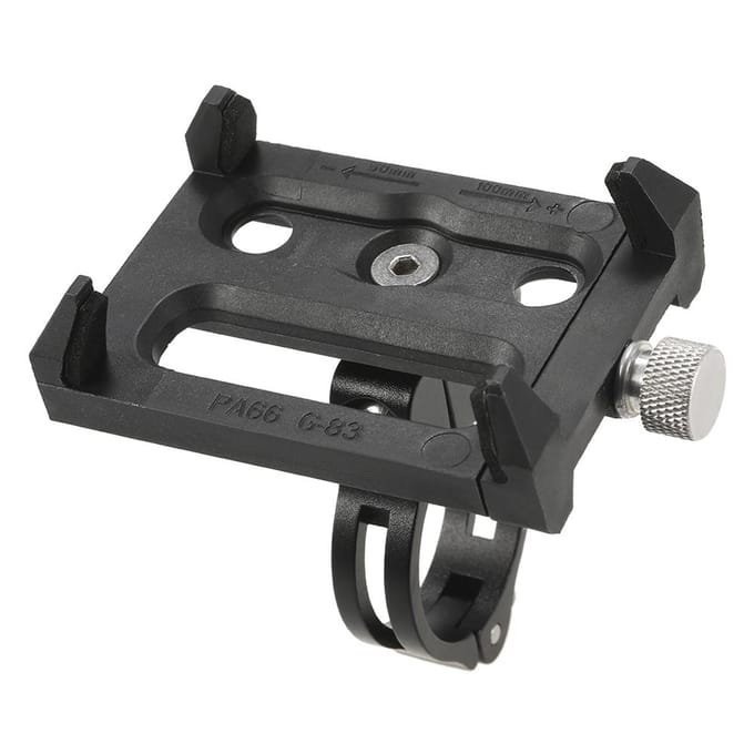 Antislip fiets verstelbare telefoonhouder montagebeugel stuurclipstandaard voor 3,5-6,2 inch Smart gray