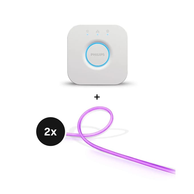 Ruban lumineux connecté Philips Hue White Outdoor Lightstrip - 5 m pour éclairage extérieur
