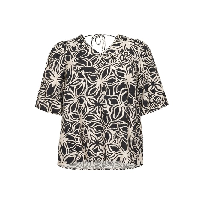 Vrouwelijke uitlopende blouse KAFFE Curve Haliah