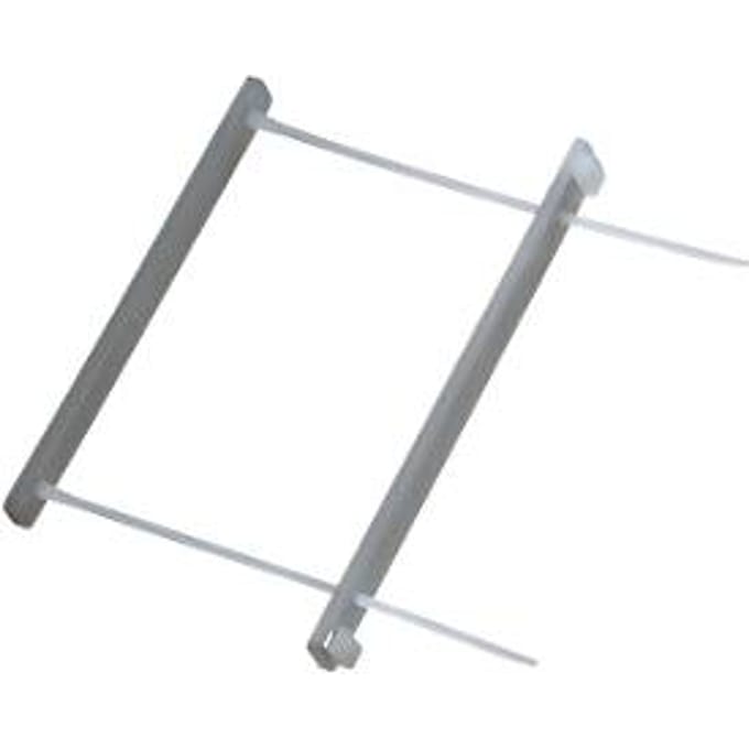 Leitz archiefclip 6078, vulhoogte 60 mm, met afdekrail, polypropeen, transparant, 50 stuks