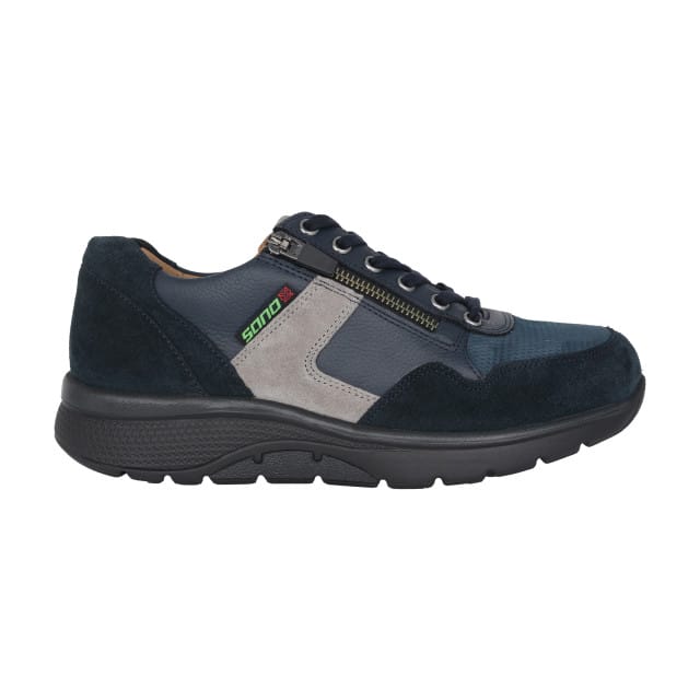 Mephisto Sano Amory - heren rollende wandelsneaker - Blauw - maat 39 (EU) 6 (UK)