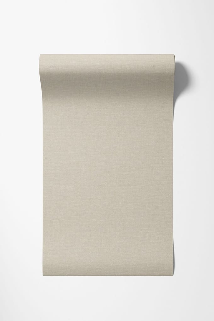 Vliesbehang Linnen Touch plain beige