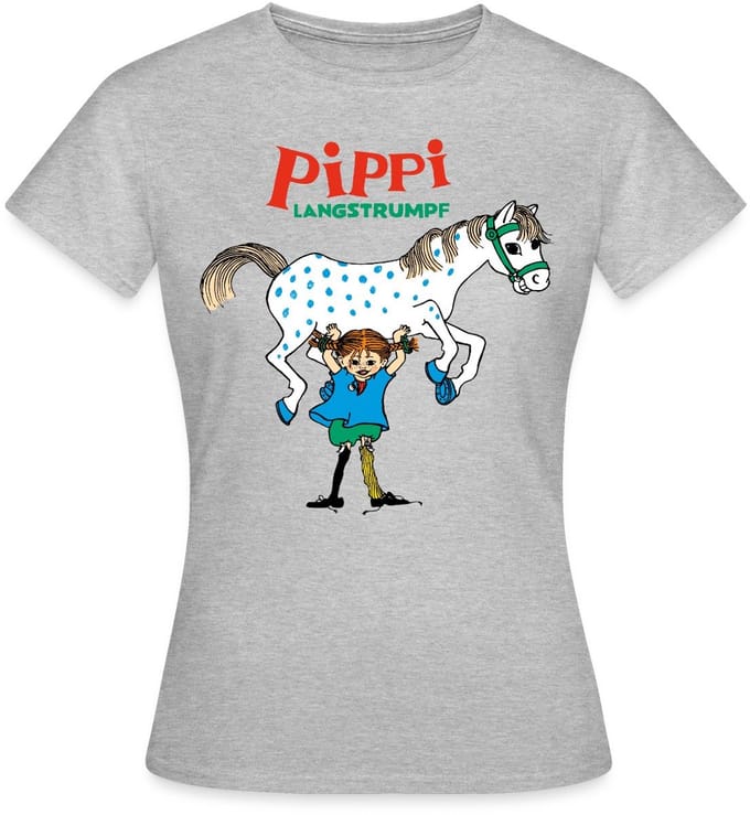 Pippi Langkous En Kleine Witte Avonturen T-Shirt Dames