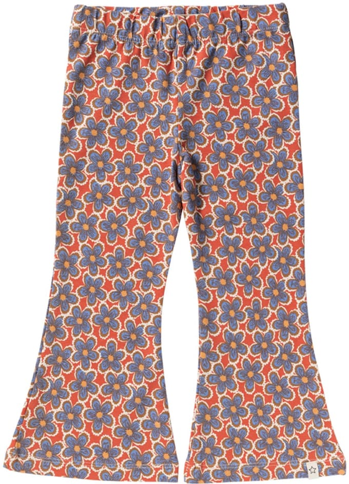Meisjes flared broek bloemenprint – Your Wishes 128