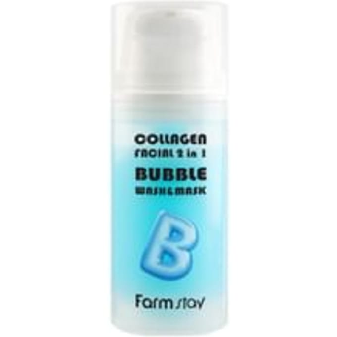Farmstay - Collagen Facial 2 in 1 Bubble Wash & Mask 100ml