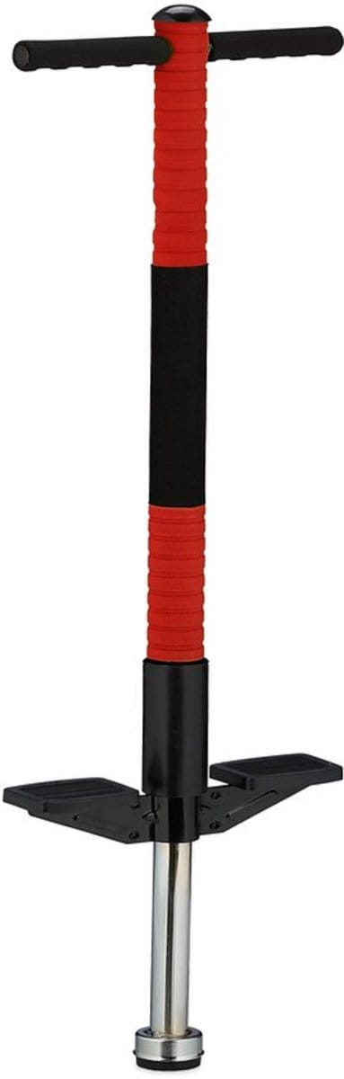 Pogo stick - kinderen - max. 35 kg - rvs - antislip - rood