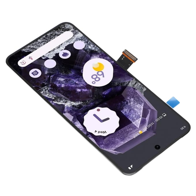 6.2in Schermvervanging voor Pixel 8 5G GKWS6 G9BQD Ondersteunt Vingerafdruk 3D Touch LCD-scherm black