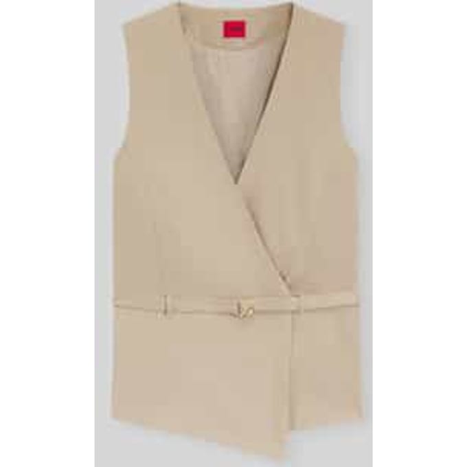 regular fit bodywarmer met riem model 'AHELLA-1-W'