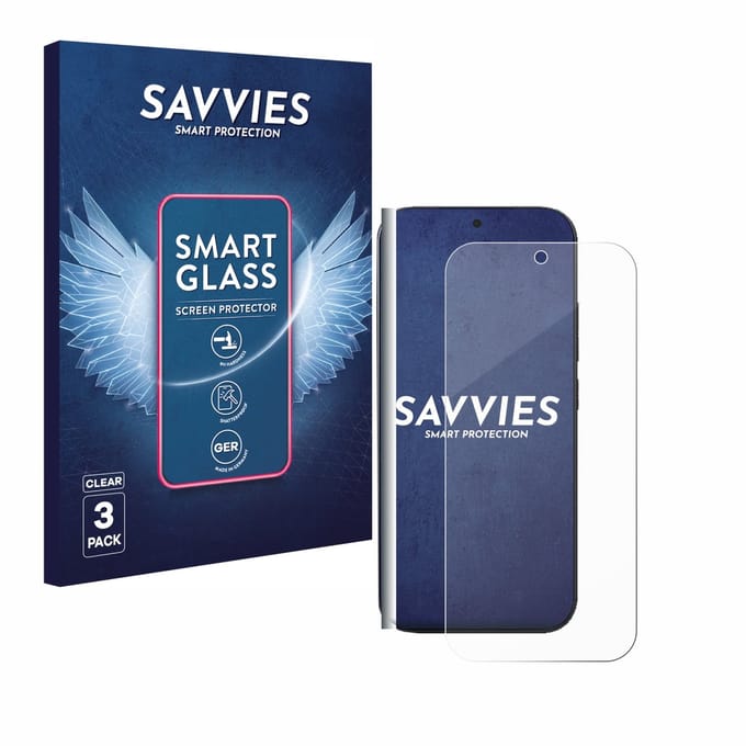 3 Stuks Savvies Screenprotector - geschikt voor Xiaomi 17 Pro - beschermfolie glas transparant