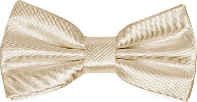 Ladeheid Smal Vlinderdas - Strikjes voor Kinderen - Lengte: 10 cm, Breedte: 5 cm - Beige - LA-EA-BKS