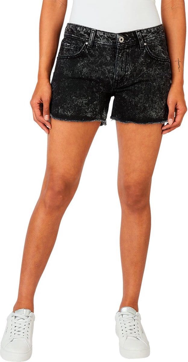 Pepe Jeans Thrasher 1/4 Xf5 Korte Jeans Blauw 30 Vrouw