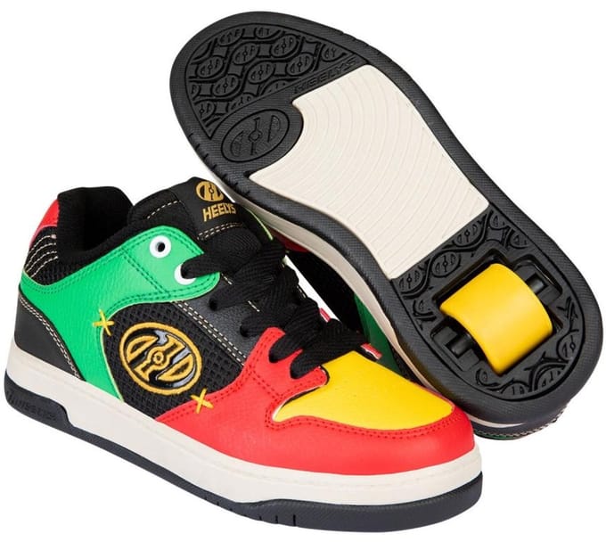 Heelys Cosmical Red Green Yellow