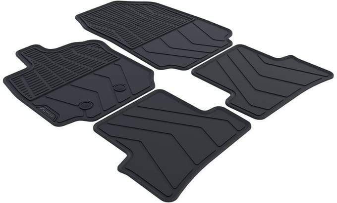Rubber Automatten geschikt voor Renault Clio 3 - Bouwjaar: 2005-2012 - Originele pasvorm - 4-delig