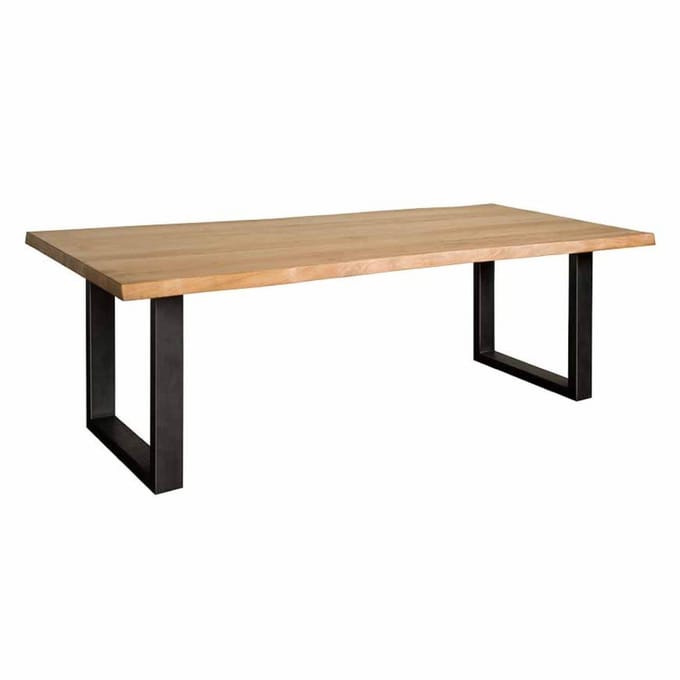 Tower Living Eettafel Ultimo - Rechthoek Naturel Hout - 180x90x78cm