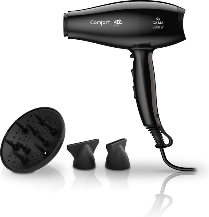 GA.MA Comfort 4D haardroger 2200 W Zwart