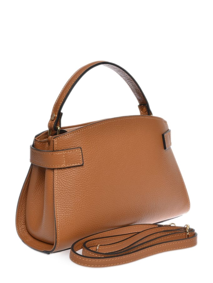 Isabella Rhea Brown Rundleer Tas