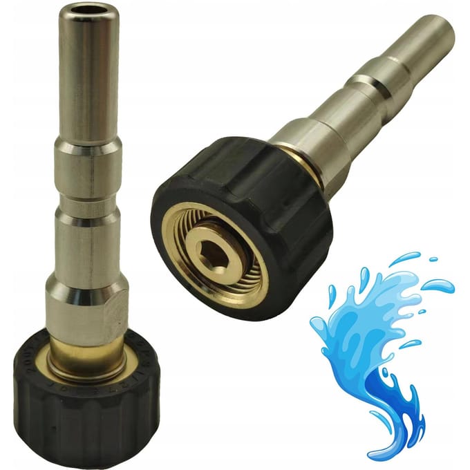 Rosfix Adapter Vervanging - M22x1,5 14mm Spuitverbinding - Robuust, Universeel - Geschikt voor Nilfisk, Kränzle