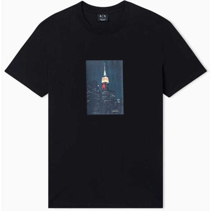 Armani Exchange XM002214 t-shirt zwart, S