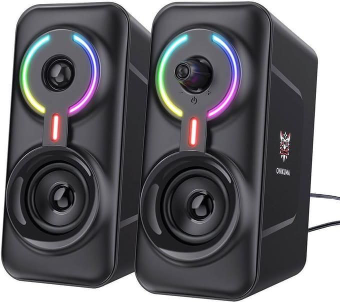ONIKUMA L6 Multimedia Gaming Speaker with BT5.0 - Zwart
