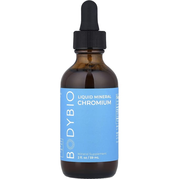 BodyBio, Vloeibaar Mineraal Chroom, 59 ml (2 fl oz) gray