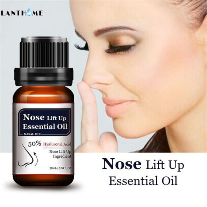Massage de remodelage des os nasaux aux huiles essentielles pour relever le nez black