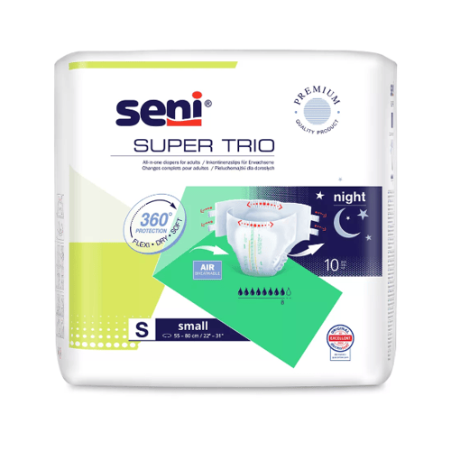 Seni Super Trio Small - 8 pakken van 10 stuks
