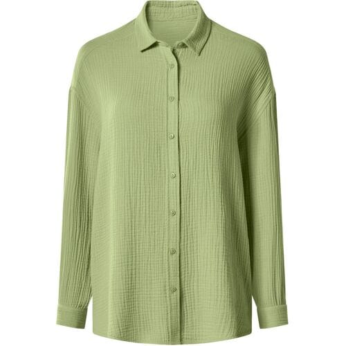 ESMARA Dames mousseline blouse (groen, M (40/42))