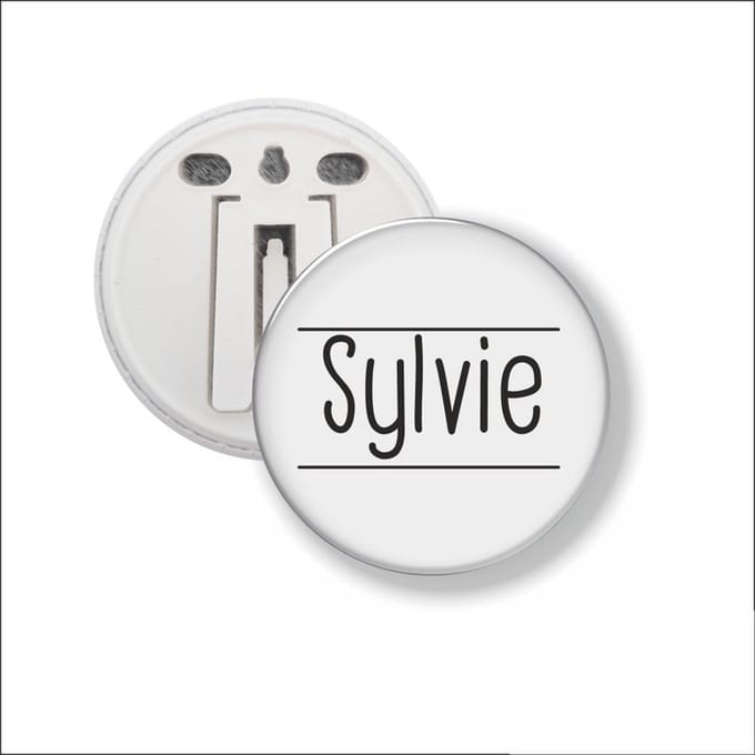 Button Met Clip 58 MM - Sylvie
