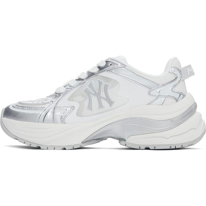 MLB Jogging Chunky Mode Brillant Tendance Polyvalent Sport Semelle Épaisse Technologie d'Augmentation de la Hauteur Basse Chaussures de Course Décontractées 3ARNM015N-50WHS 41 white