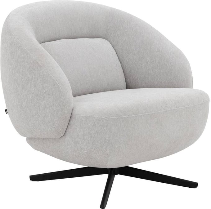 Goossens Fauteuil Saar - Stof - Beige
