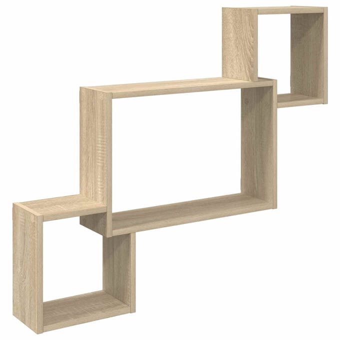 vidaXL - Wandplank - Sonoma - Eiken - 91,5 - x - 15 - x - 76 - cm