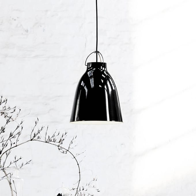 Fritz Hansen - Caravaggio BlackBlack hanglamp - P2=M - Kabellengte 3m - zwart