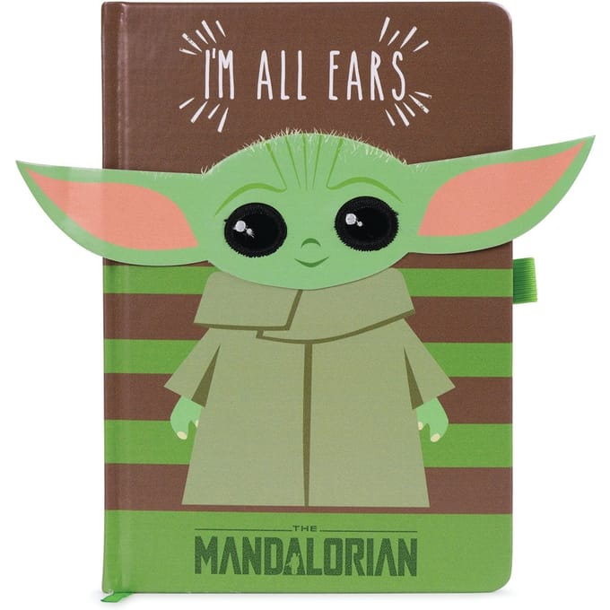 Star Wars The Mandalorian I'm All Ears Green Novelty Notebook