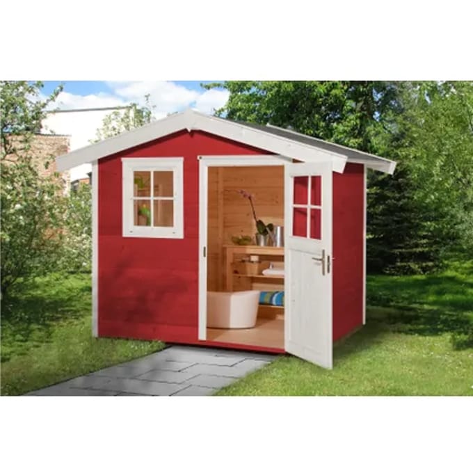 Weka Tuinhuis 123 - Rood - 241x235cm - 19,3 M³