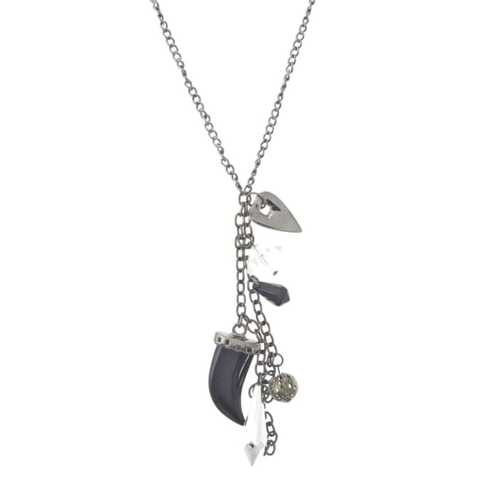 Behave® Ketting zwart met hanger – 42 cm