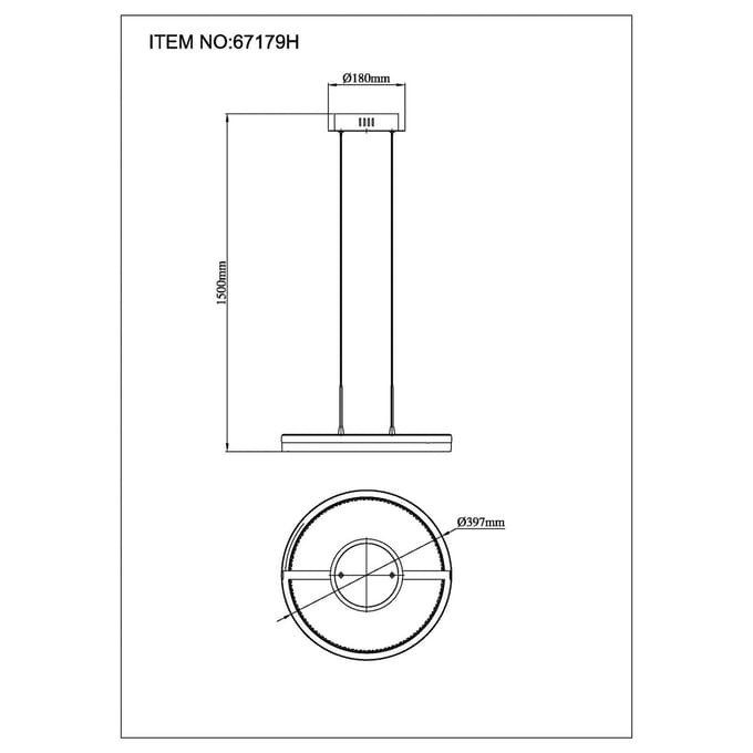 Globo Della LED hanglamp, Ø 40 cm, donkergrijs, metaal