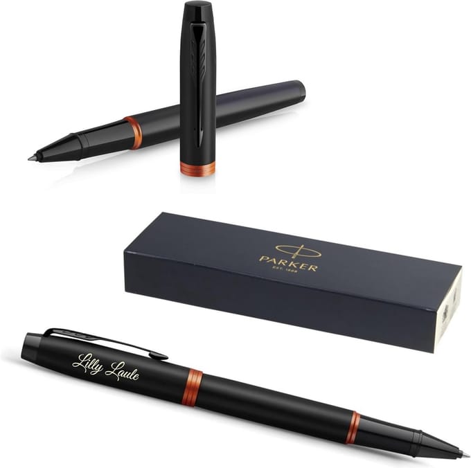 Luxe Rollerball Pen met Gravure voor Professionals | Premium Cadeau met Geschenkdoos